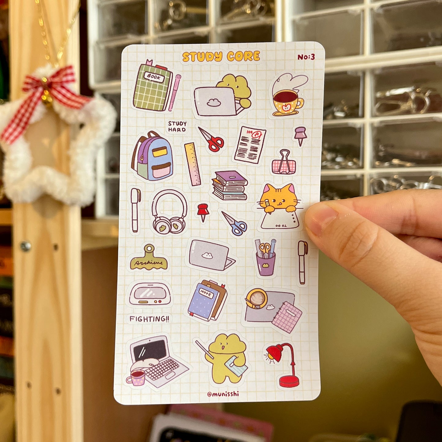 Study Core Sticker Sayfası