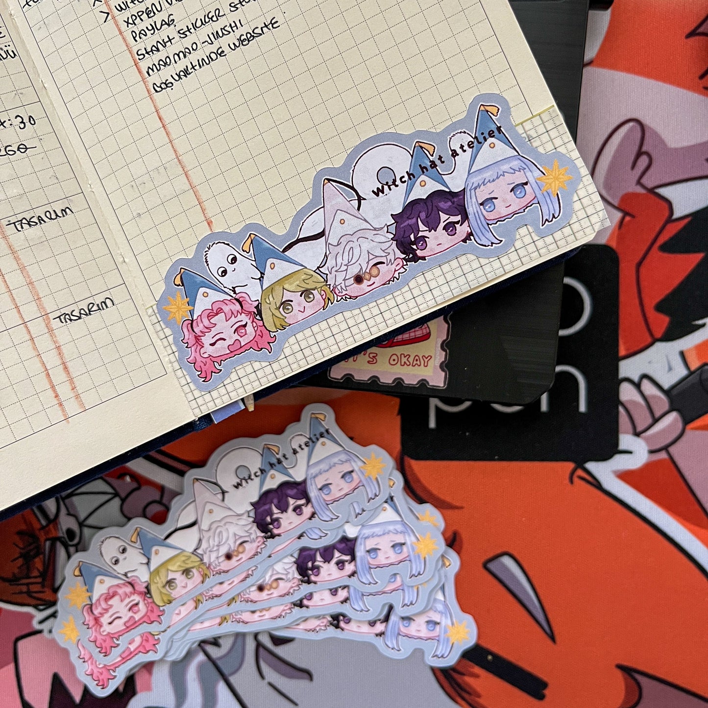 Witch Hat Atelier Hologramlı Sticker