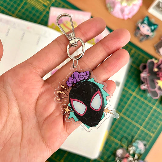 Spiderman Miles & Gwen - Charm Anahtalıklar